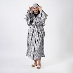 Robe with Eye Mask and Scrunchy