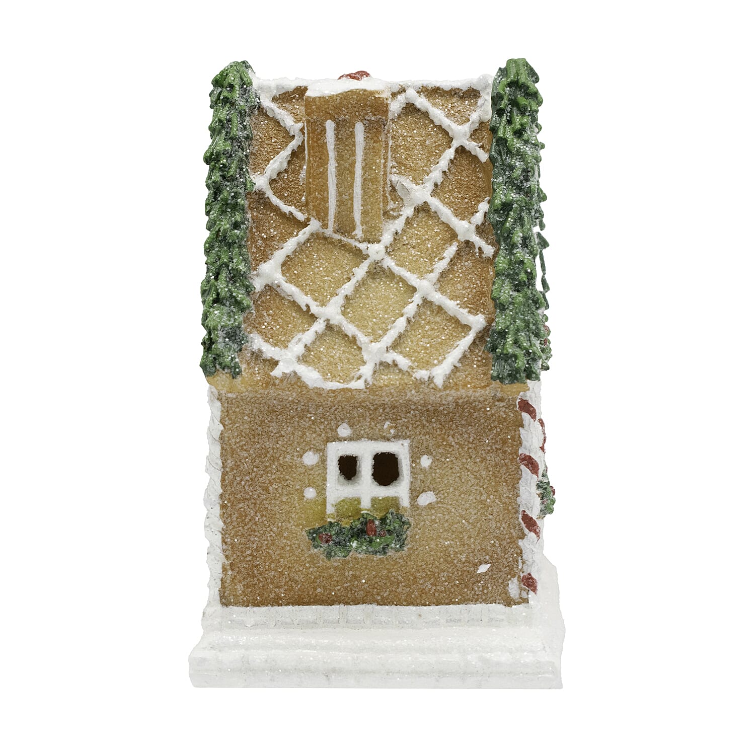 Gingerbread Christmas House Decor Ornament (Size 11x11x6 cm)