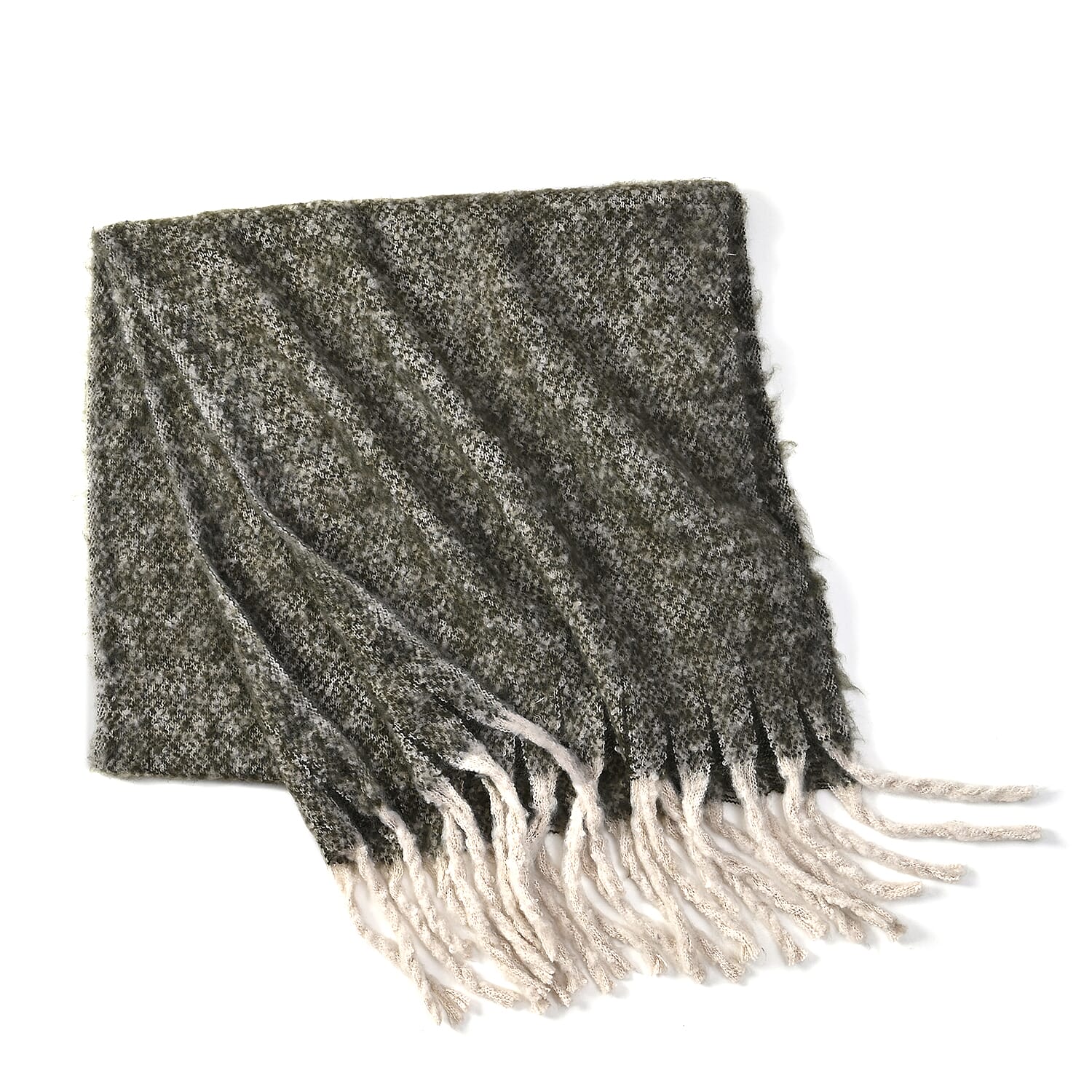 Polyester Solid Scarf (Size 186x30 cm) - Green