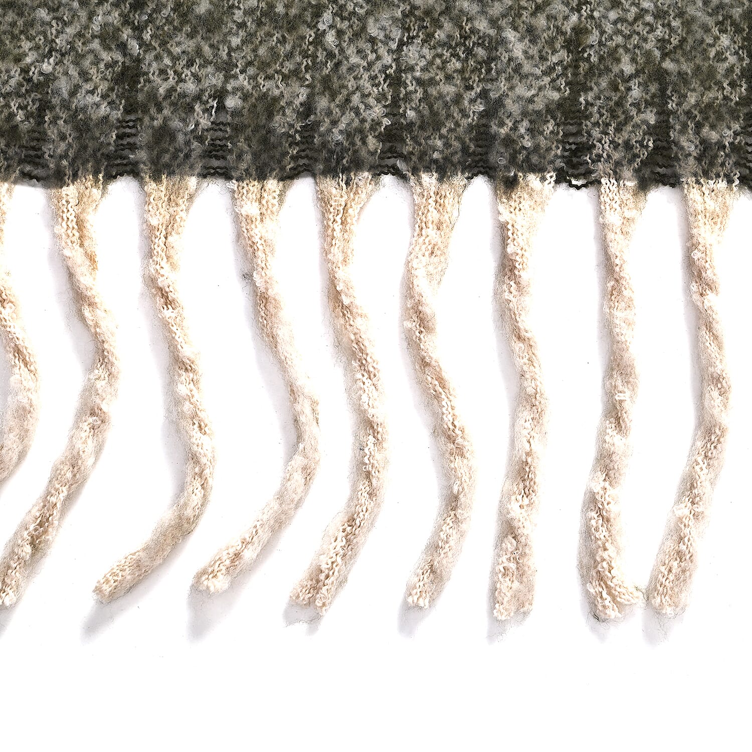 Polyester Solid Scarf (Size 186x30 cm) - Green