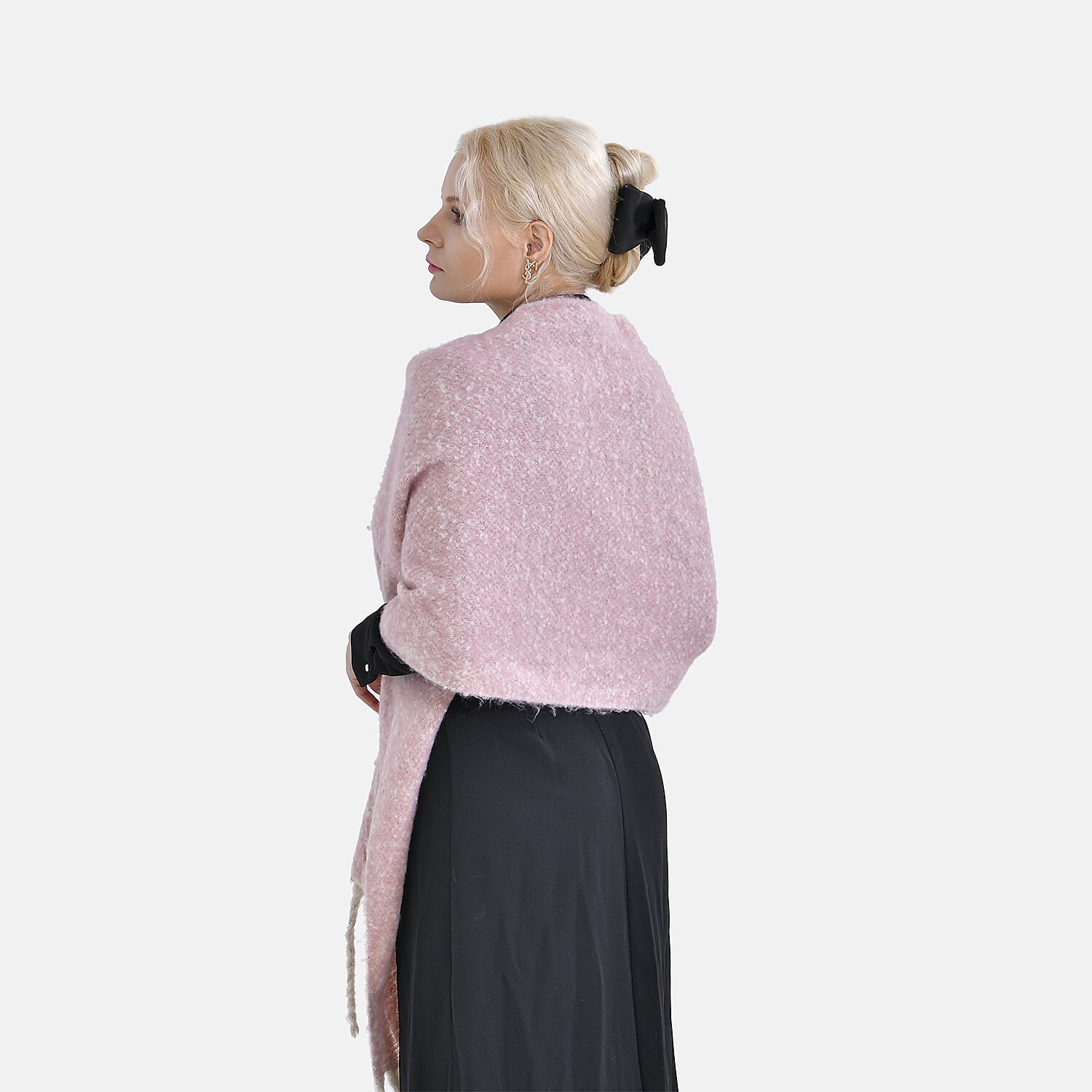 Closeout Deal New Arrival Solid Scarf (One Size 185x45-15x2 cm) - Peach