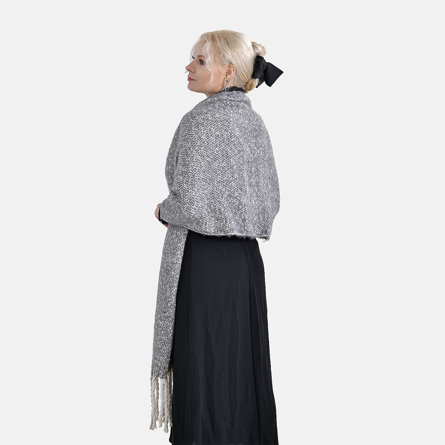 Closeout Deal New Arrival Solid Scarf (One Size 185x45-15x2 cm) - Grey