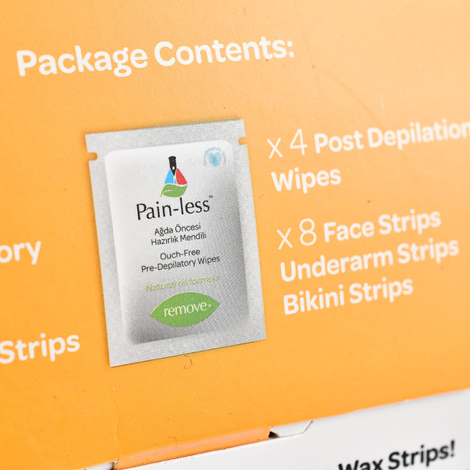 Remove Wax Strips 52pc Maxi Set Normal Hair x 6 (Face, Legs, Arms - Tummy)