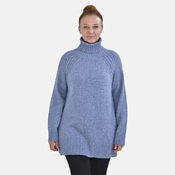 Tamsy Roll Neck Jumper - Beige