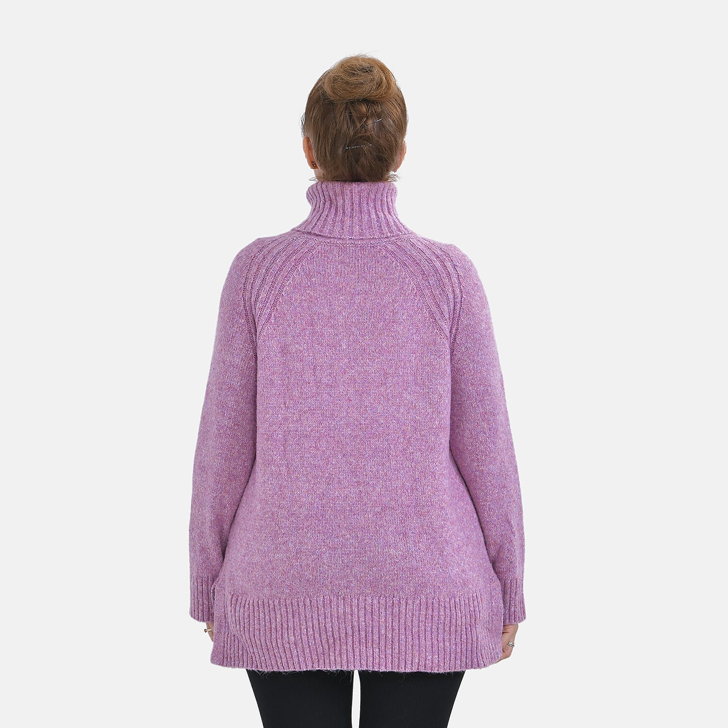 Tamsy Roll Neck Jumper - Beige