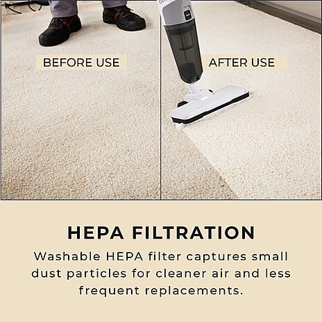 Stick - Handheld 2 in 1 Vacuum Cleaner with Hepa Filter (600w) - Grey