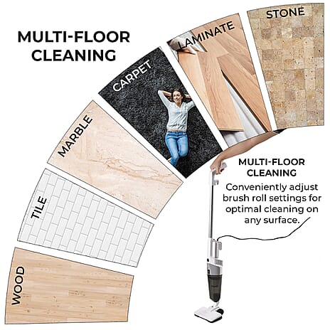 Stick - Handheld 2 in 1 Vacuum Cleaner with Hepa Filter (600w) - Grey