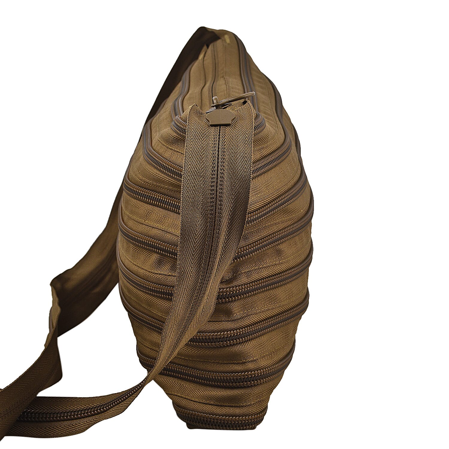 Zipit Crossbody Bag - Beige