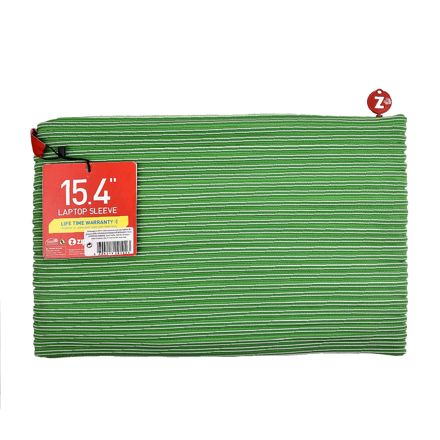 Zipit Laptop Sleeve (Size 39 cm) - Green