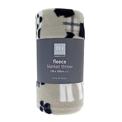 Fleece Throw Blanket (Size 120 x 150 cm)