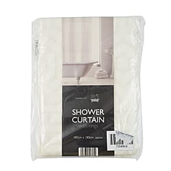 EVA Shower Curtain (Size 180x180 cm) - Light Green
