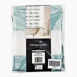 EVA Shower Curtain (Size 180x180 cm) - Light Green