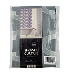 EVA Shower Curtain (Size 180x180 cm) - Light Green