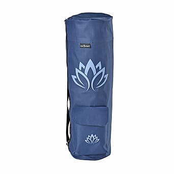 https://tjcuk.sirv.com/Products/75/5/7558908/Soul-Smart-Lotus-Printed-Yoga-Mat-Bag-Navy-and-Light-Blue_7558908.jpg?w=342&h=342