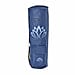 Soul Smart Lotus Printed Yoga Mat Bag - Navy and Light Blue