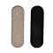 Set of 2 Adjustable Flexible Finger Grip for Mobile - Shining Black & Leopard