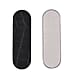Set of 2 Adjustable Flexible Finger Grip for Devices -White - Black