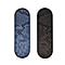 Set of 2 Adjustable Flexible Finger Grip for Mobile - Shining Black & Leopard