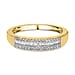 Diamond Wedding Band Ring in Sterling Silver