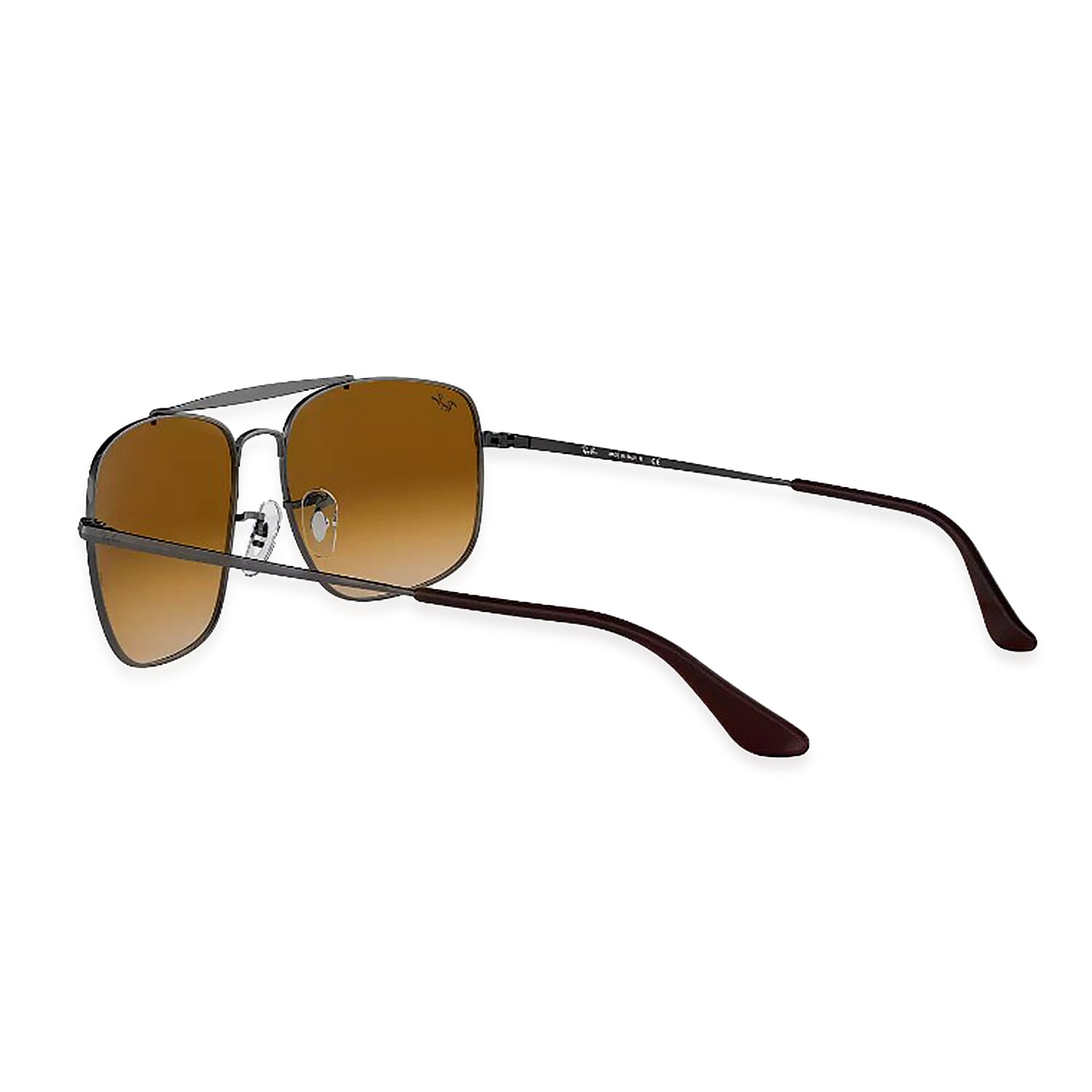 RAY BAN CLOSE OUT - Unisex Oval Square Sunglasses - Gunmetal Brown