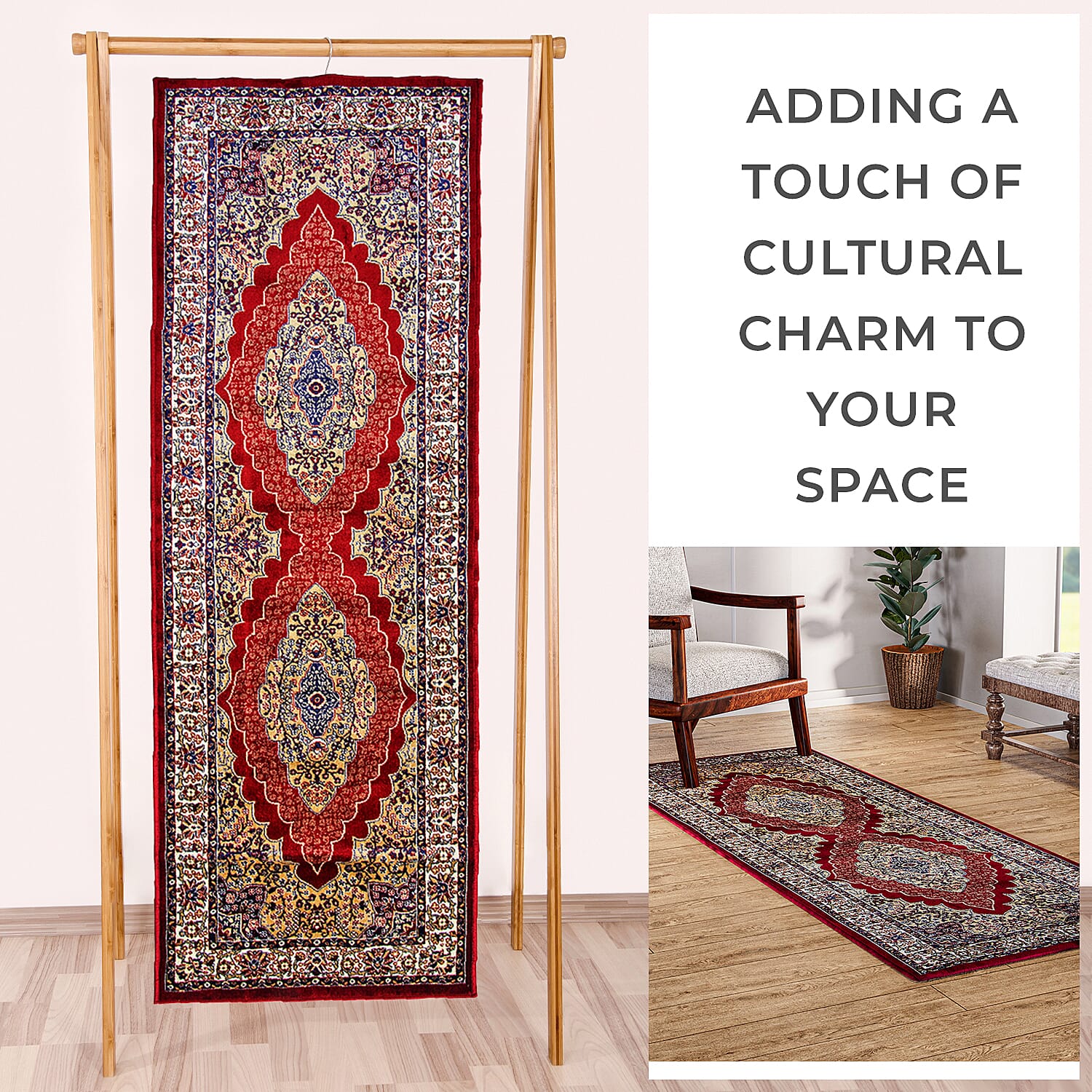 Patterned Rug and Door Mat