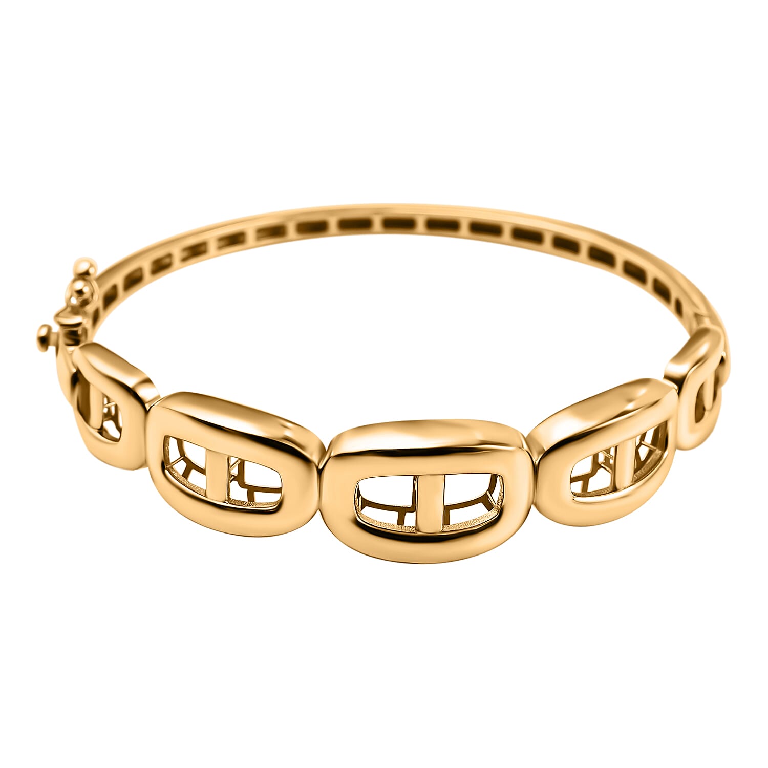 Ottoman Treasure - 9K Yellow Gold Bangle (Size 7), Gold Wt. 7.64 Gms