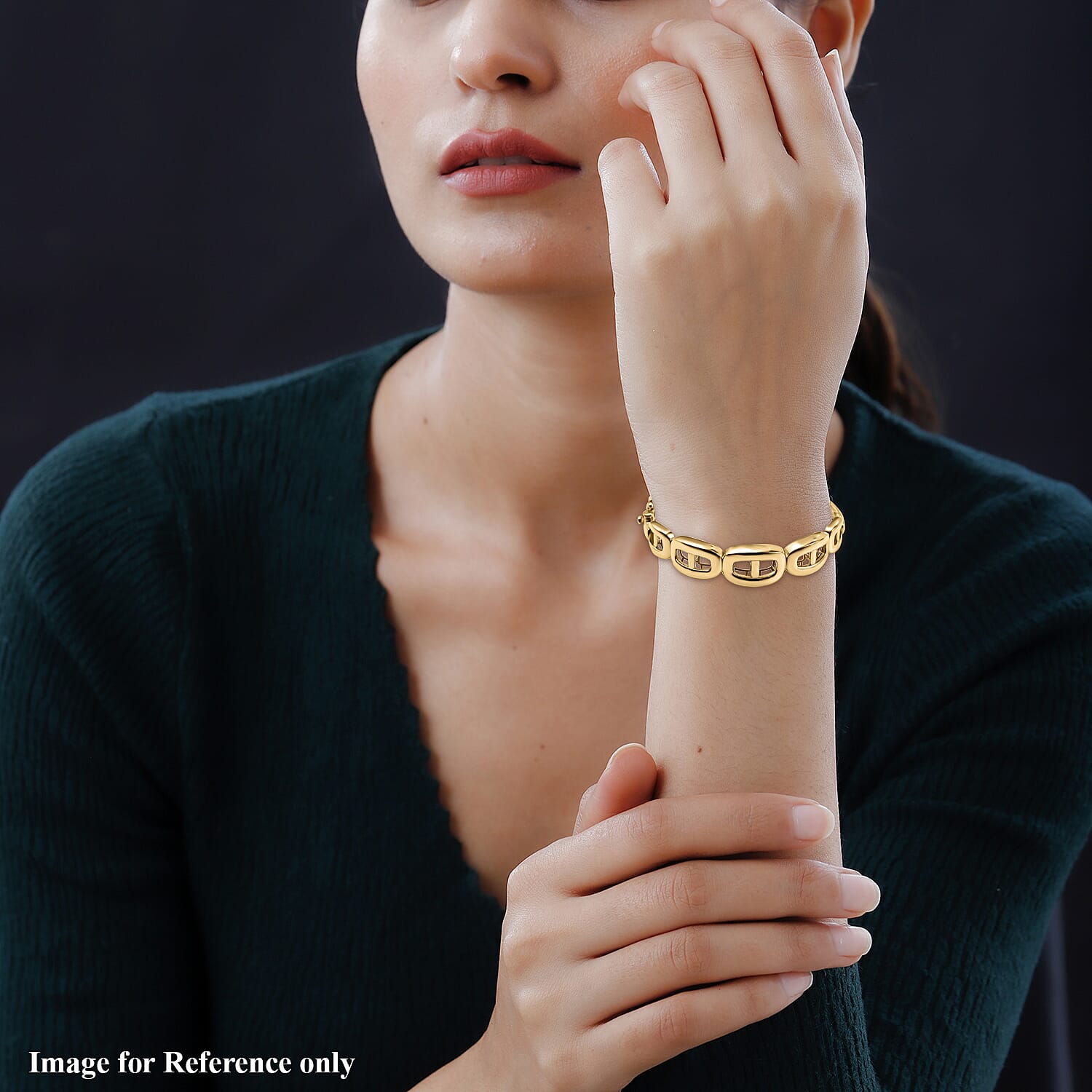 Ottoman Treasure - 9K Yellow Gold Bangle (Size 7), Gold Wt. 7.64 Gms