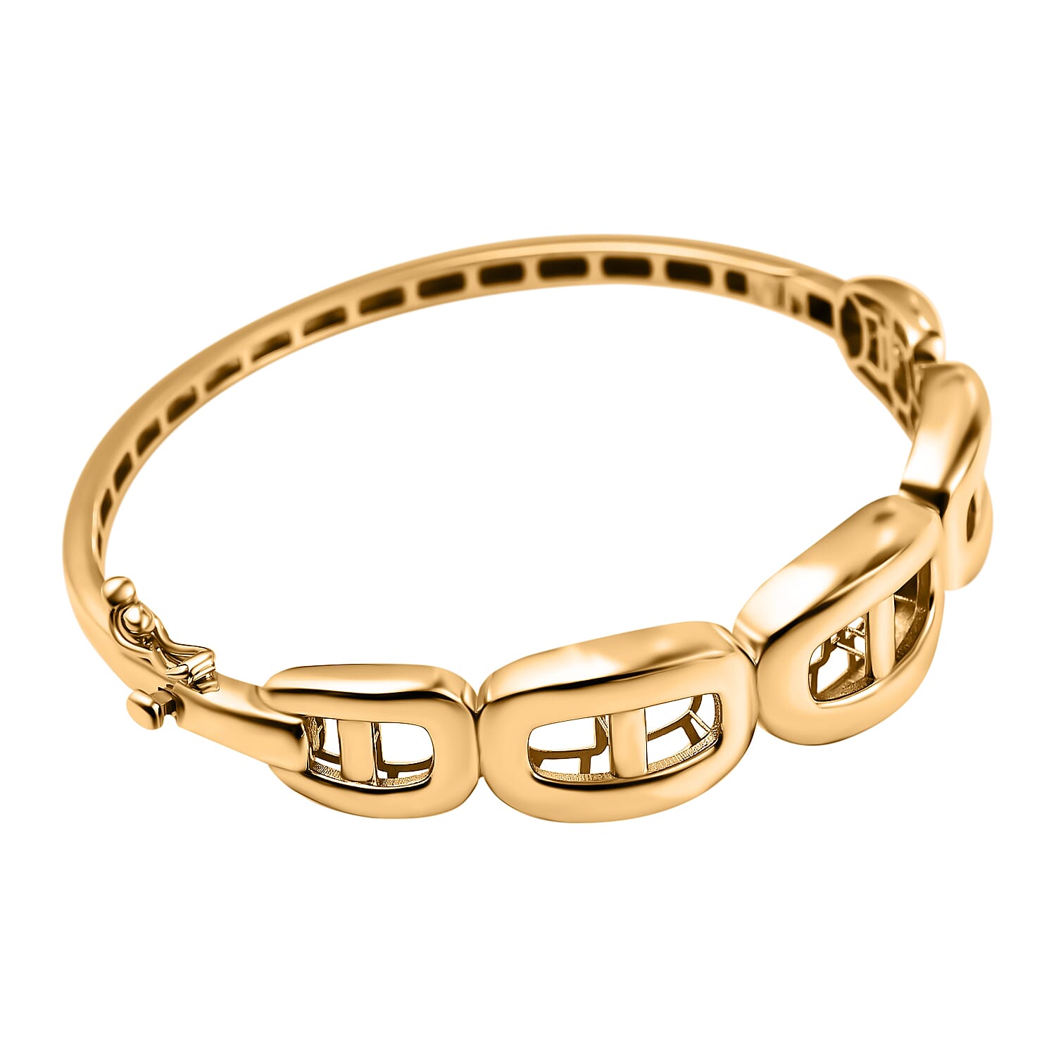 Ottoman Treasure - 9K Yellow Gold Bangle (Size 7), Gold Wt. 7.64 Gms