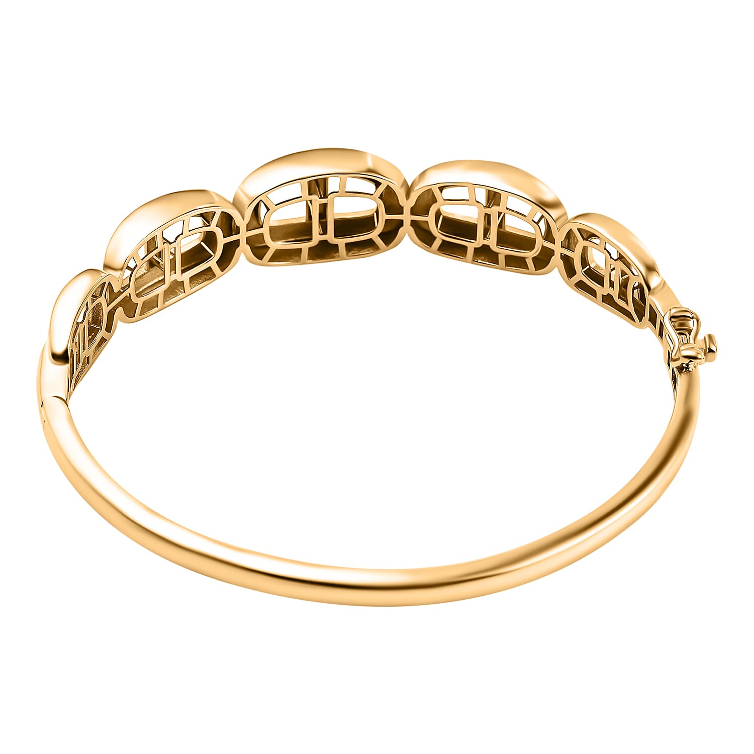 Ottoman Treasure - 9K Yellow Gold Bangle (Size 7), Gold Wt. 7.64 Gms