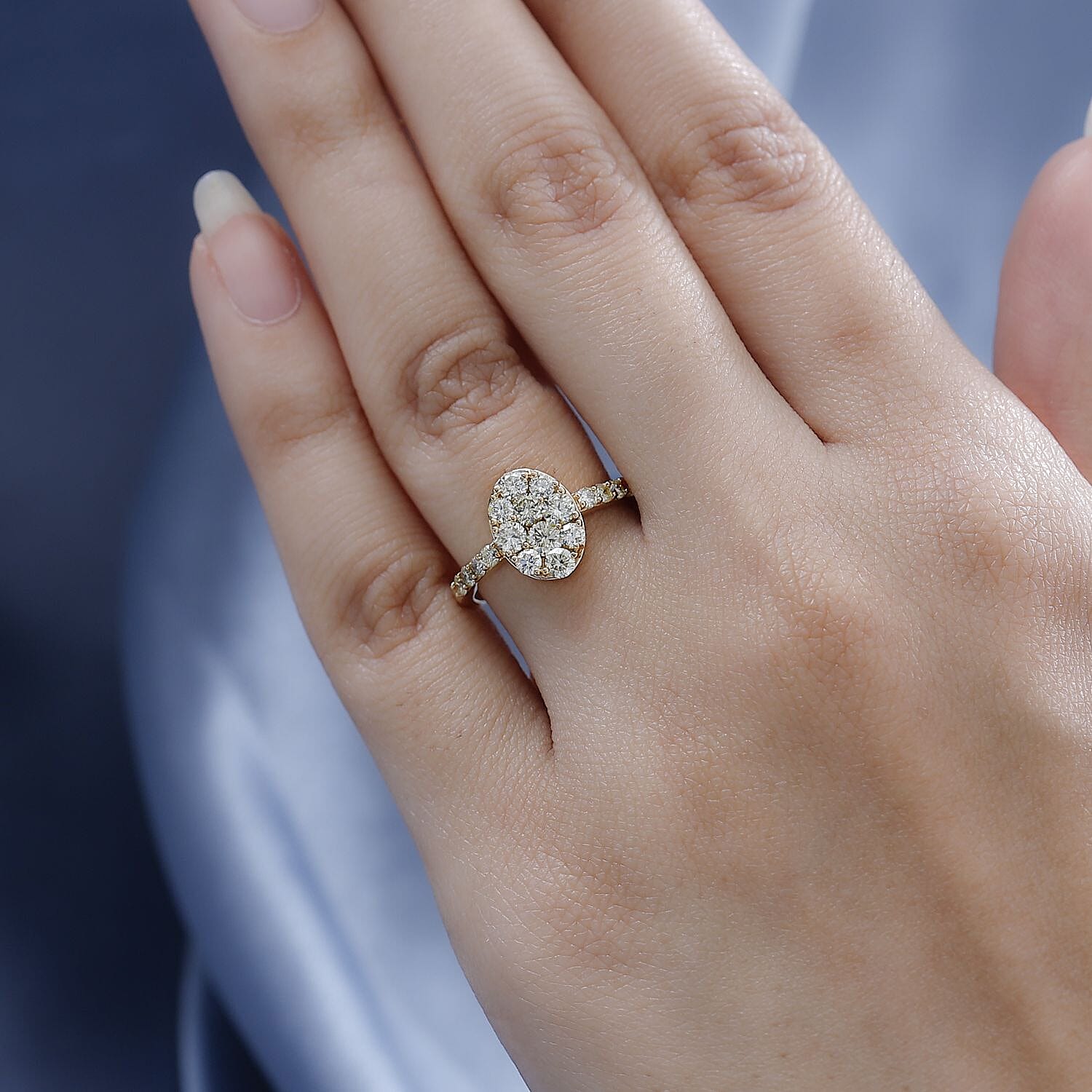 Close Out - 18K Yellow Gold SGL Certified Natural Yellow Diamond (VS-SI) Ring 1.00 Ct