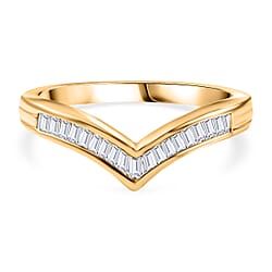 Find Of the Year - Natural Diamond Wishbone Ring in 9K Gold