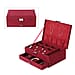 Velvet 2 layer Jewellery box with Lock