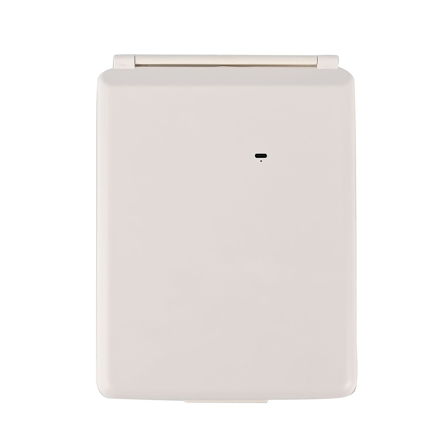 Foldable LED Lighted Makeup Mirror (1200mah Battery) - White (26 cm x 19 cm)