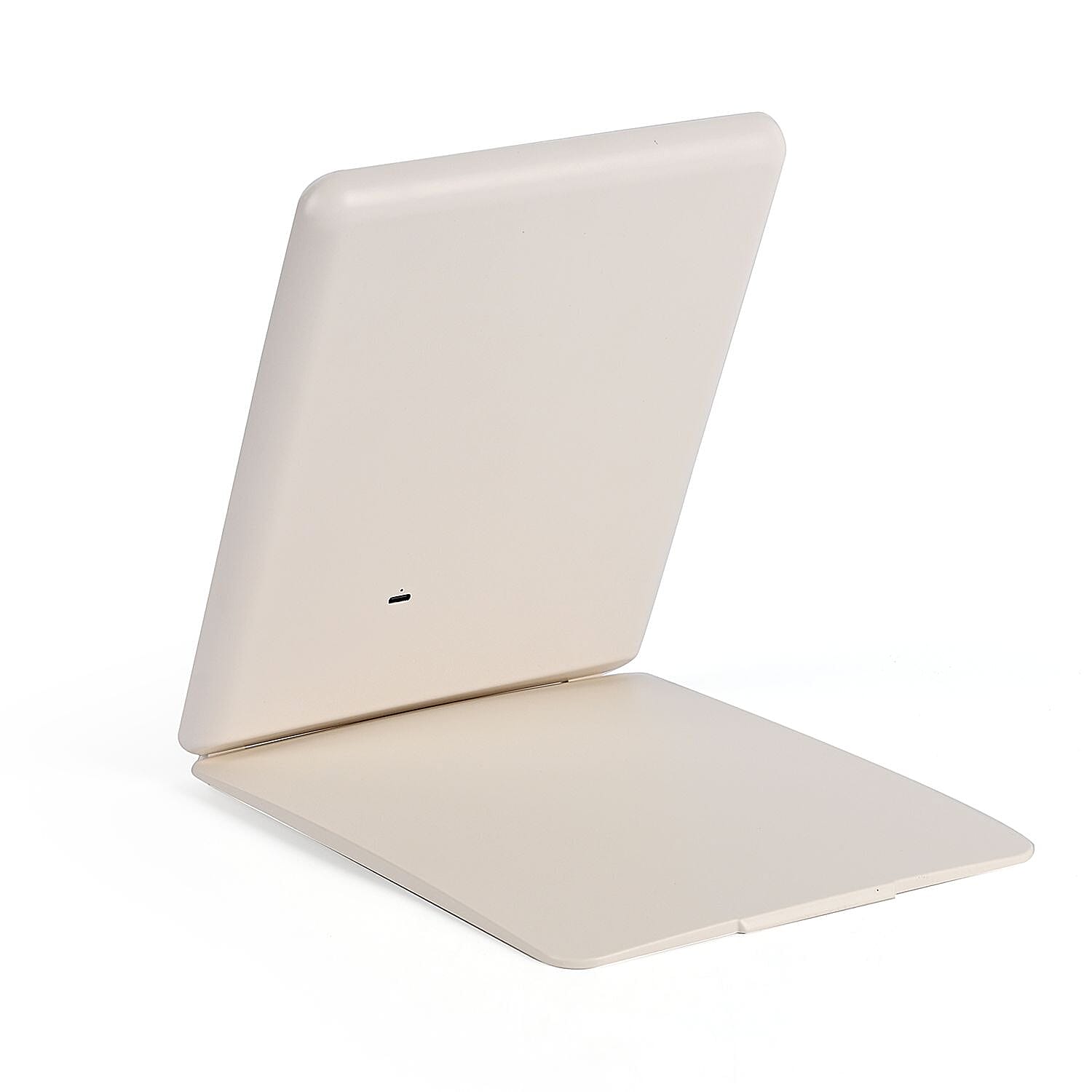 Foldable LED Lighted Makeup Mirror (1200mah Battery) - White (26 cm x 19 cm)