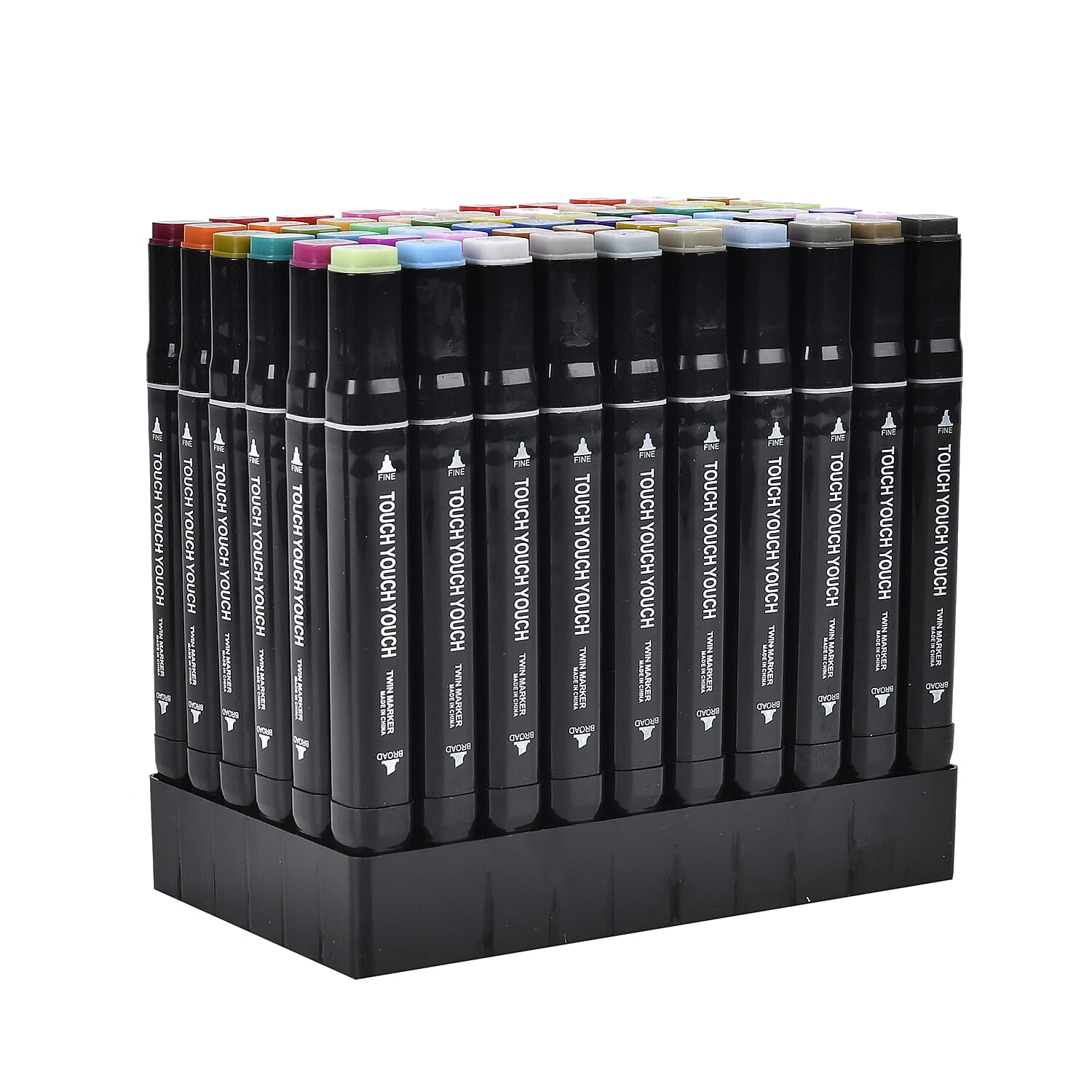 Set of 60 Dual Markers with Storage bag