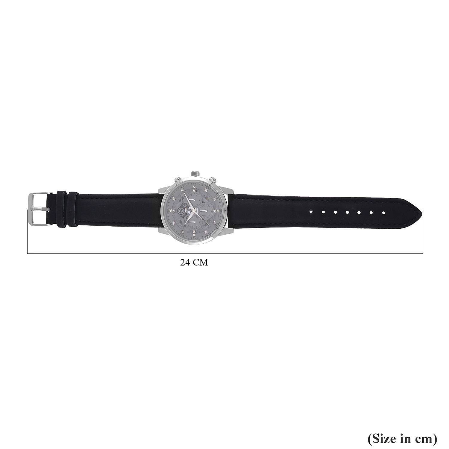 White Crystal Watch Pure - Natural - Leather - Standard