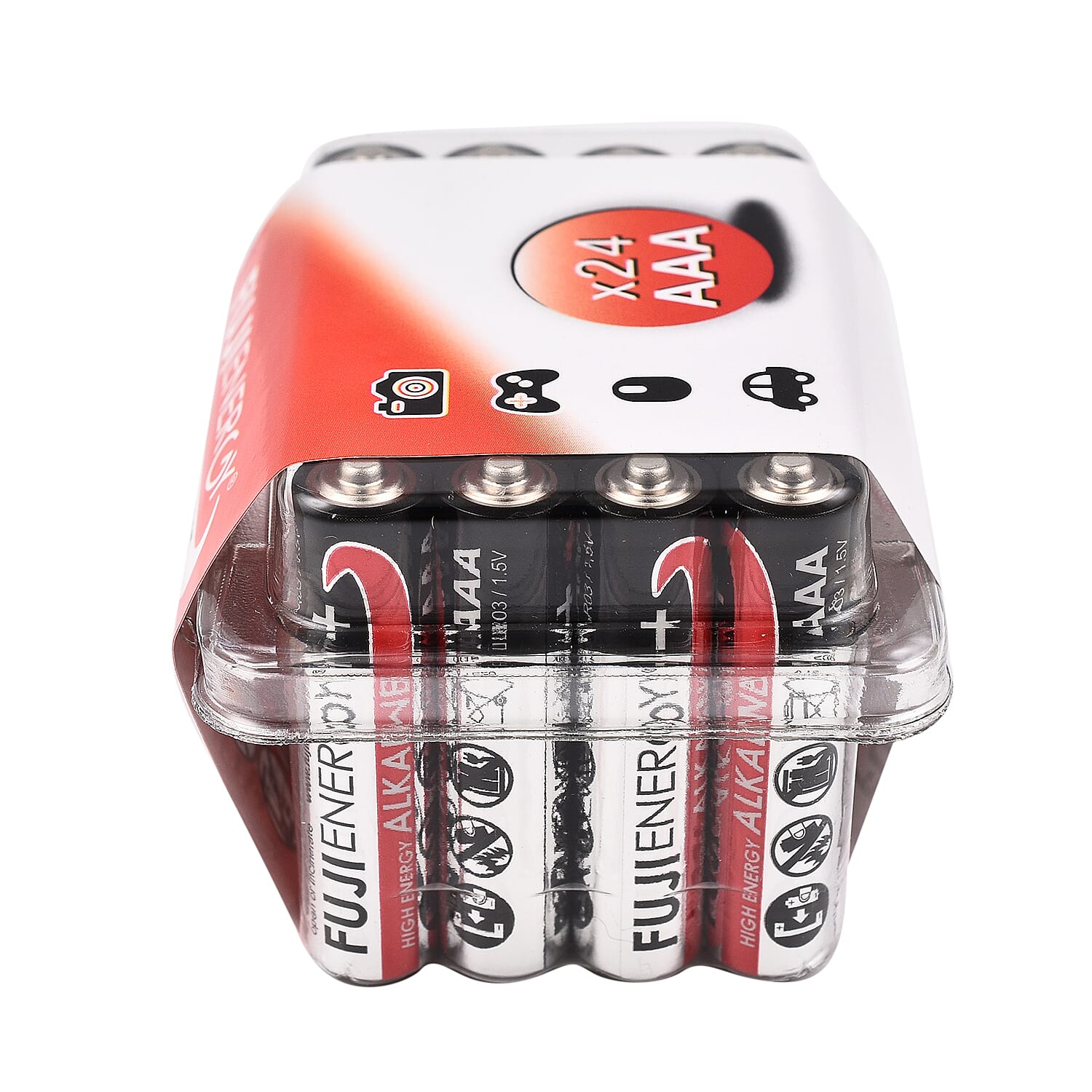 Set of 24 Fuji Energy AAA High Energy Alkaline Batteries (Use by May 2027)