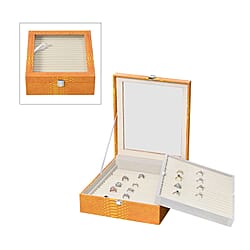 Dragon Skin Texture 2 Layer Elegant Ring Box (Size 30x27x8 cm)