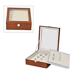 Dragon Skin Texture 2 Layer Elegant Ring Box (Size 30x27x8 cm)