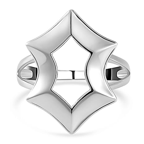 Lucy Q Spider Collection - Rhodium Overlay Sterling Silver Ring