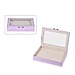 Royal Blue Stylish Ring Box with Glass Display & Anti-Tarnish Lining (Holds up to 100 Rings) – 10x7x2 cm