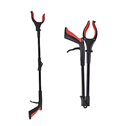 Litter Picker Grabber Tool with Magnet & LED Light (82 cm) &ndash; Includes 3x LR44 Batteries