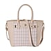  Elegant Checker Pattern Crossbody Bag With Handle Drop - Blue