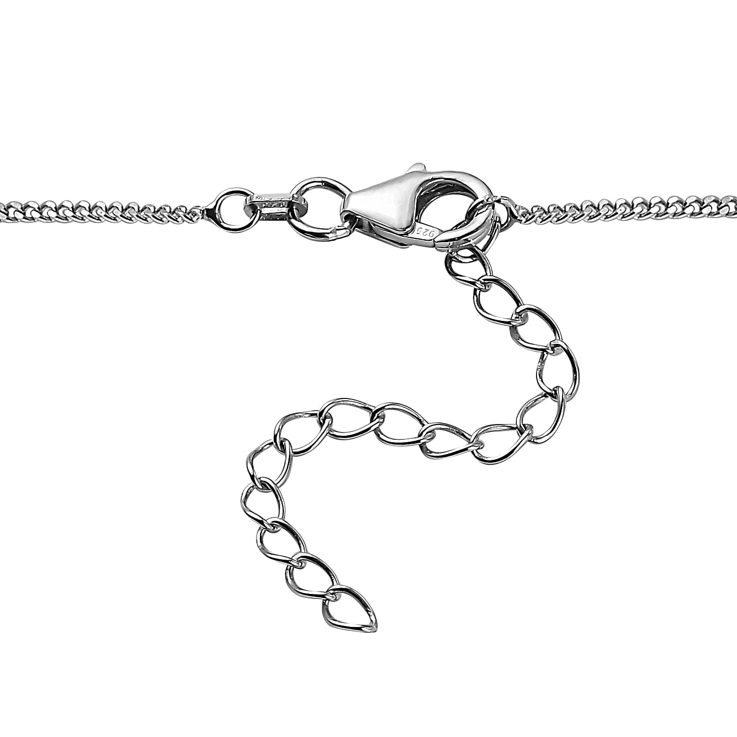 African Ruby Necklace (Size - 20) in Platinum Overlay Sterling Silver 2.50 Ct, Silver Wt. 8.03 Gms African Ruby Necklace (Size - 20) in Platinum Overlay Sterling Silver 2.50 Ct, Silver Wt. 8.03 Gms