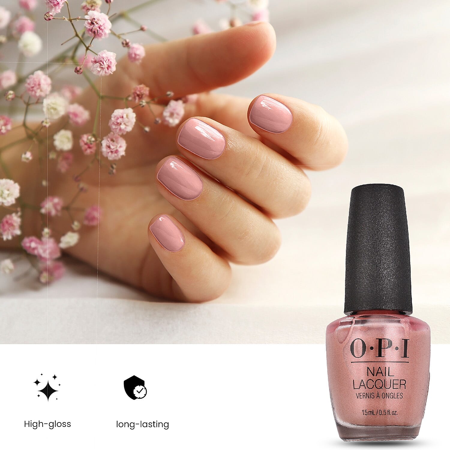 Opi 15Ml Nail Polish Humidi-Tea Soft Brown