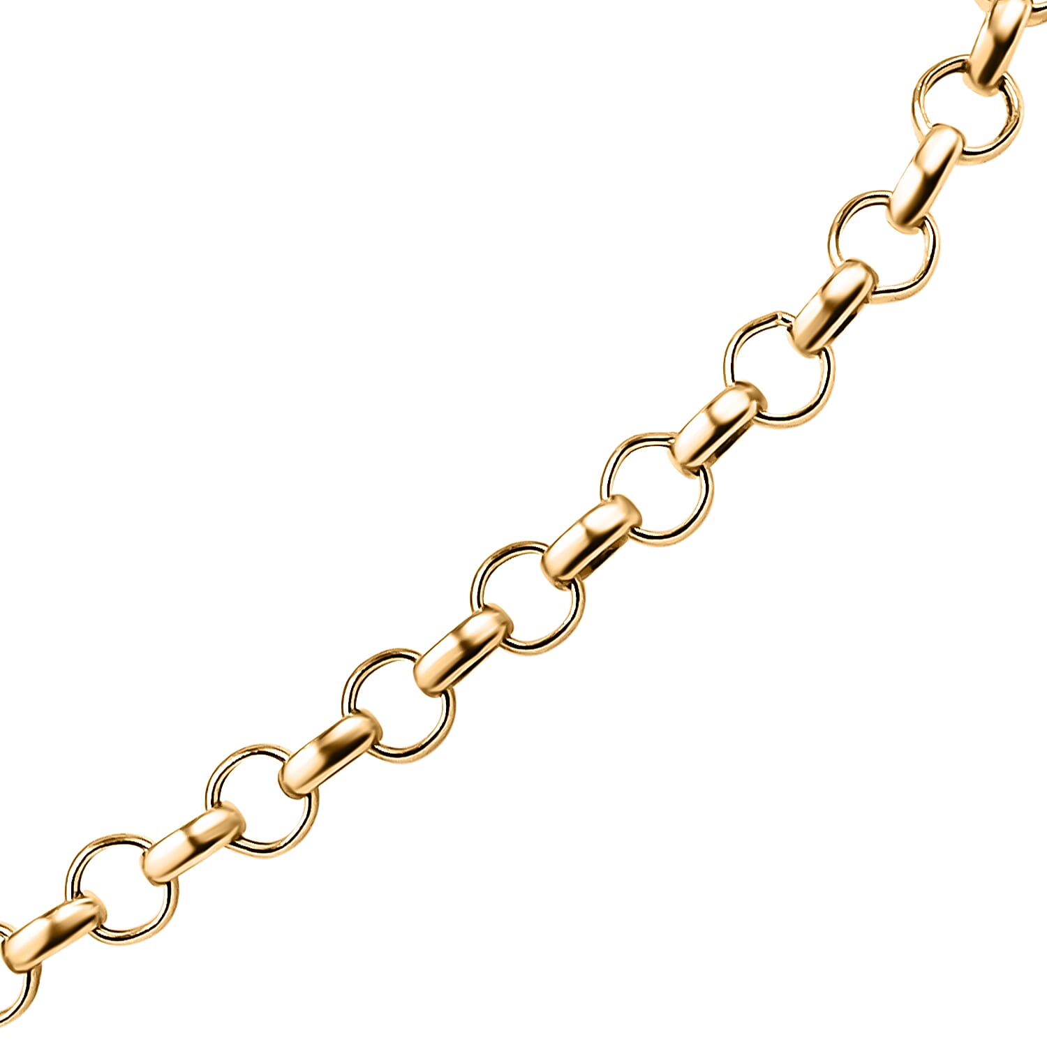 Closeout Deal - 9K Yellow Gold Round Belcher Chain (Size - 20)