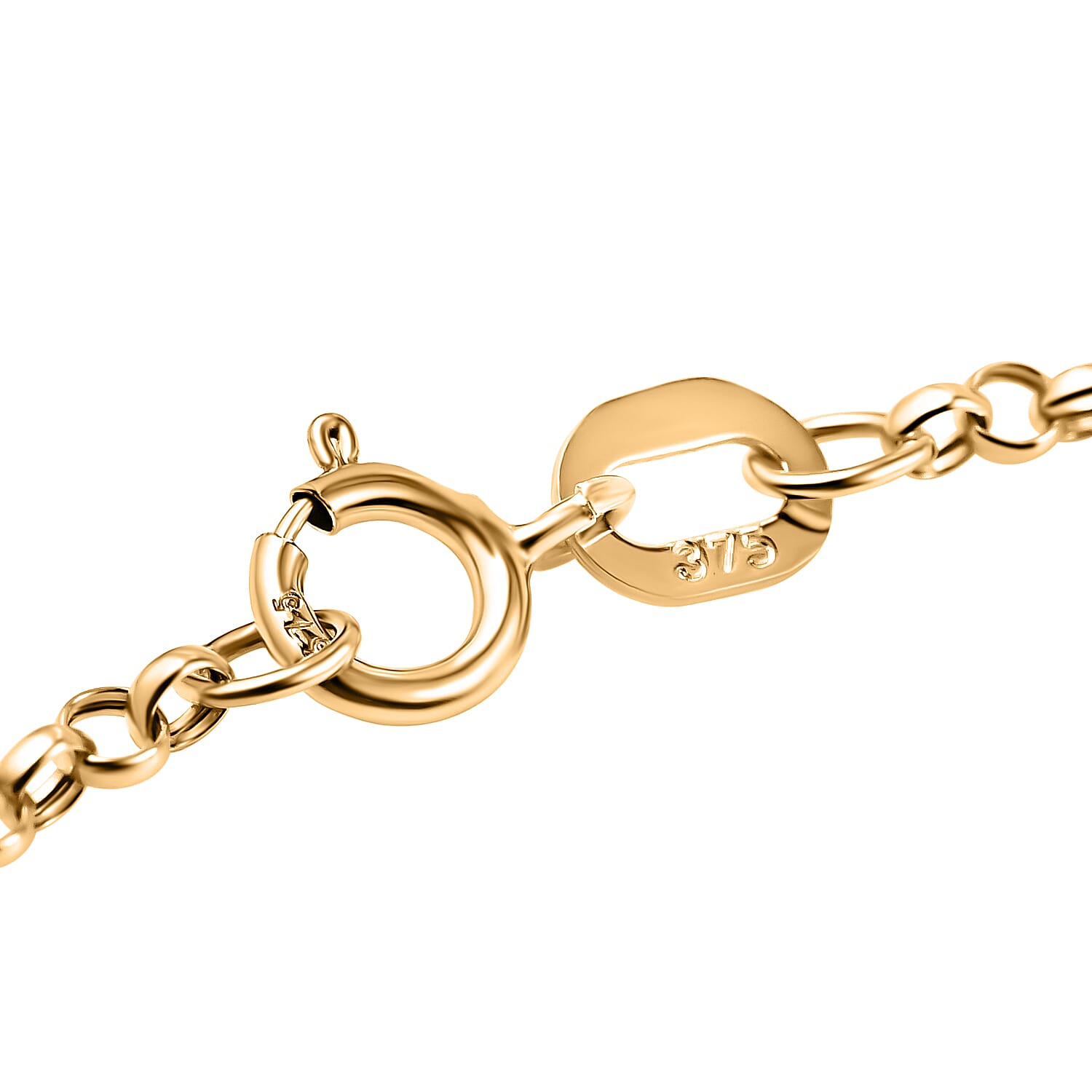 Closeout Deal - 9K Yellow Gold Round Belcher Chain (Size - 20)