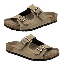 Ravel Buckle Ladies Sandal (Size 3) - Tan