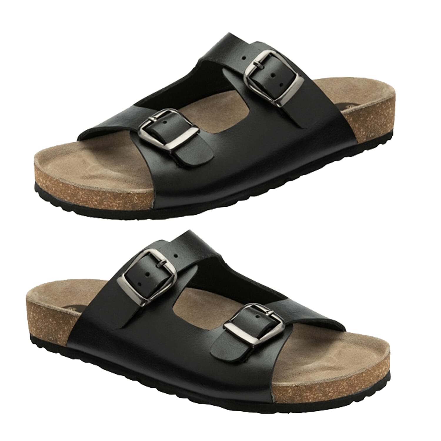 Ravel Buckle Ladies Sandal l (Size 4) - Black