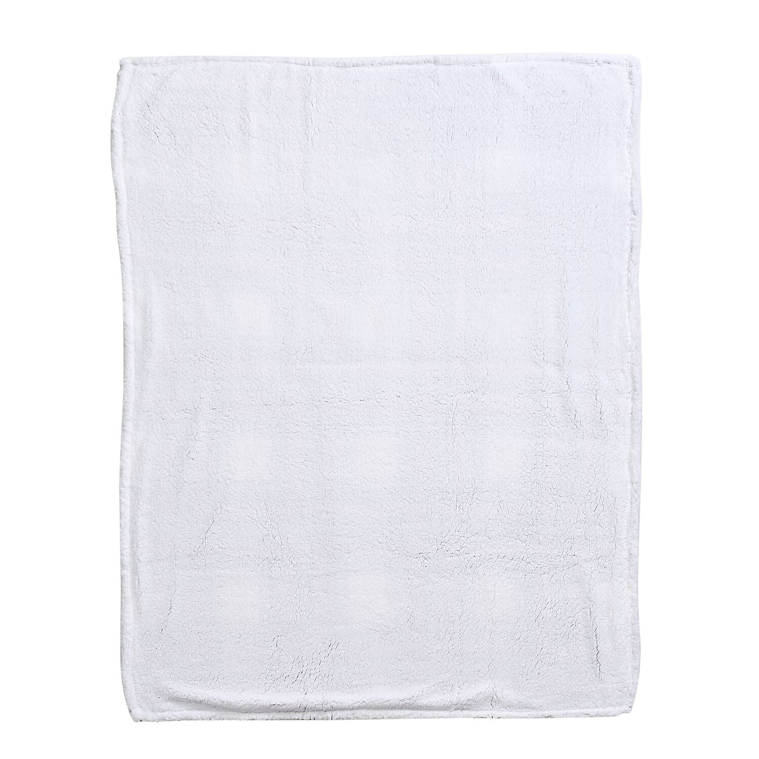 First Double Layer Sherpa Blanket Of The Year 2023 - (Size 150x120 cm) - Red & White